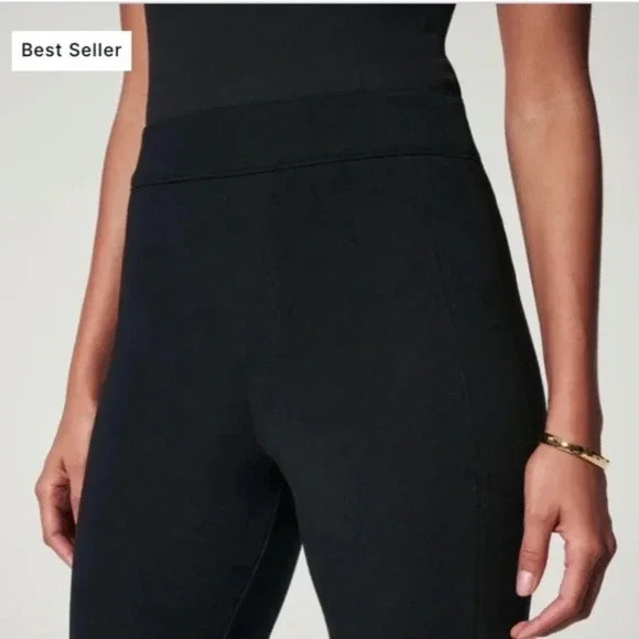 Spanx The Perfect Pant, Slim Straight in Classic Black Size Small - Picture 2 of 12